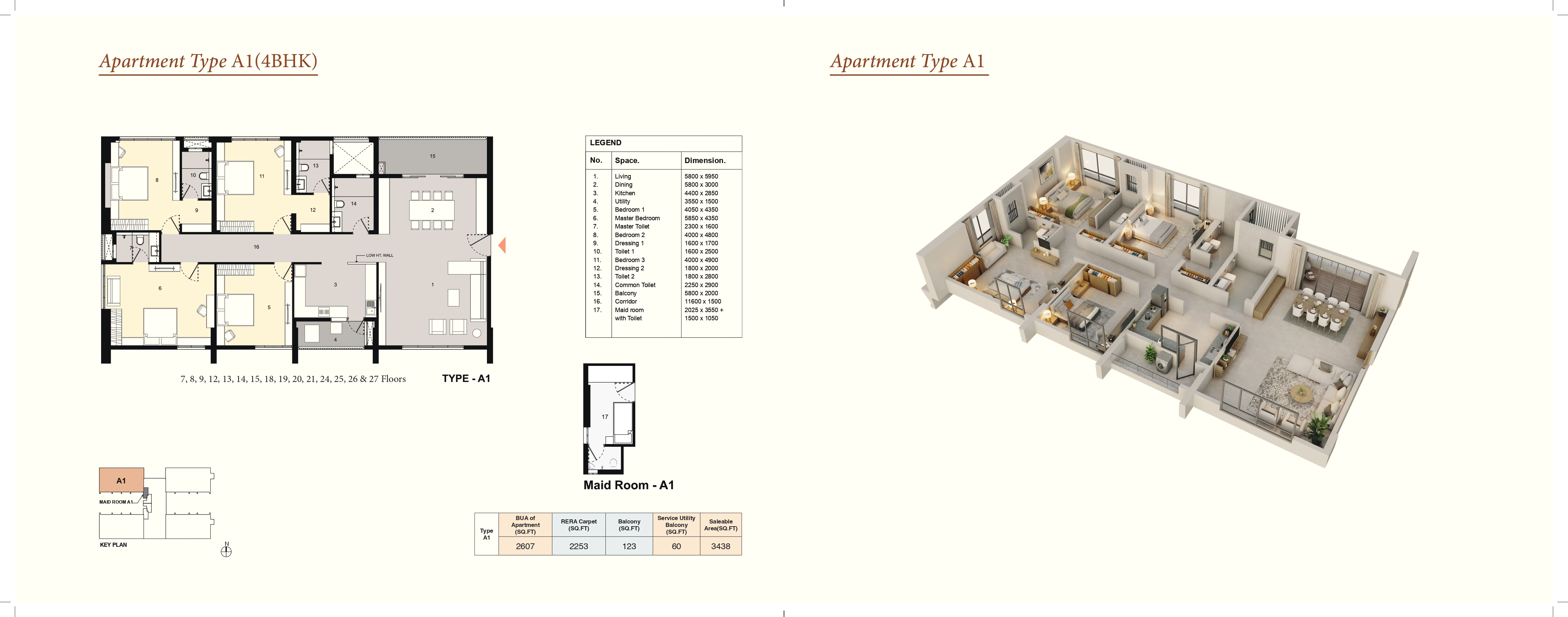 4BHK Floor Plan