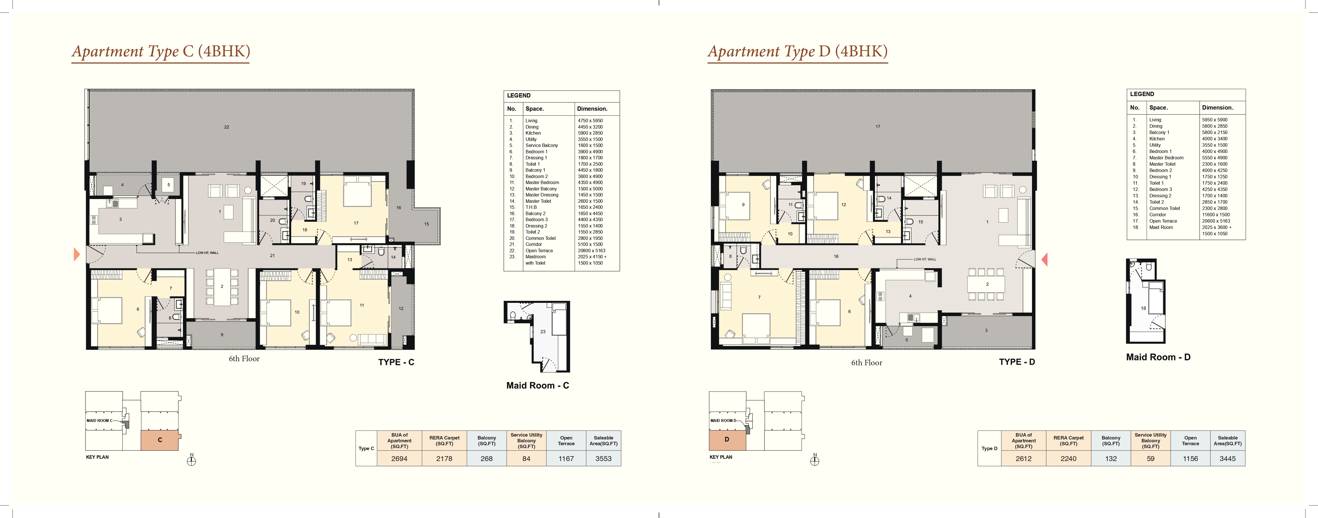 4BHK Floor Plan