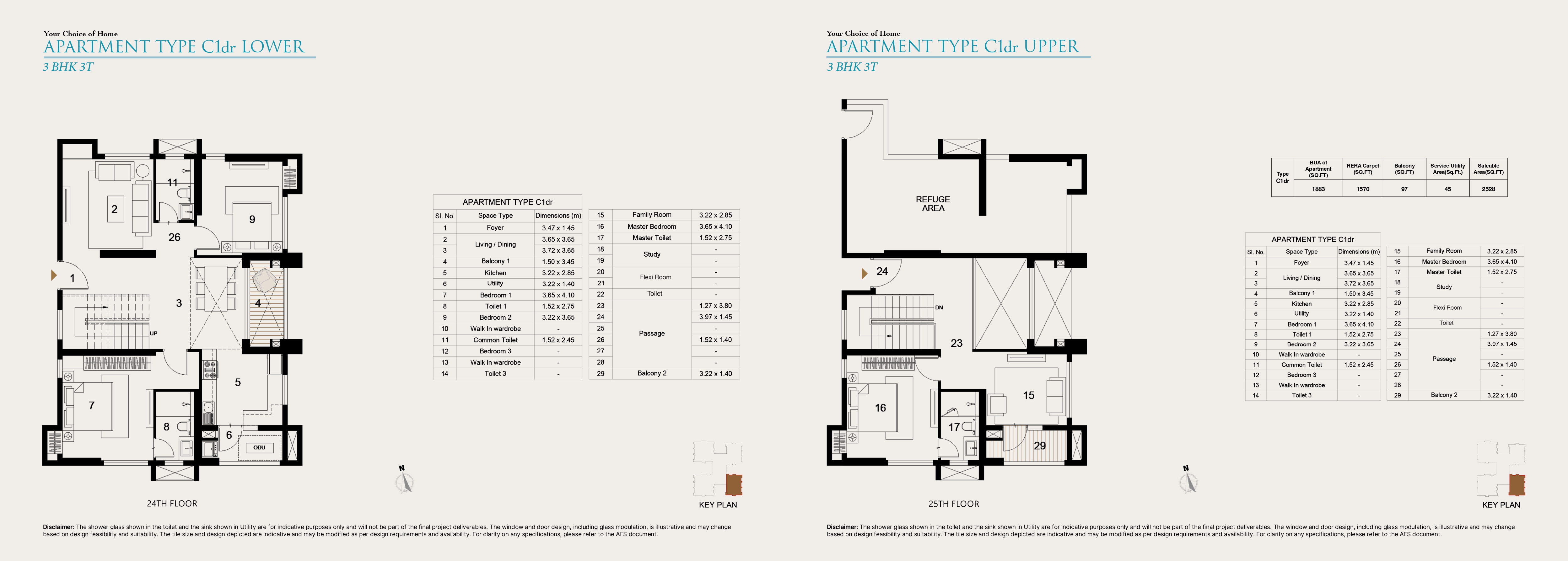 4 BHK Floor Plan